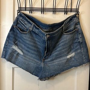 Levis Size 24 Distressed Jean Shorts